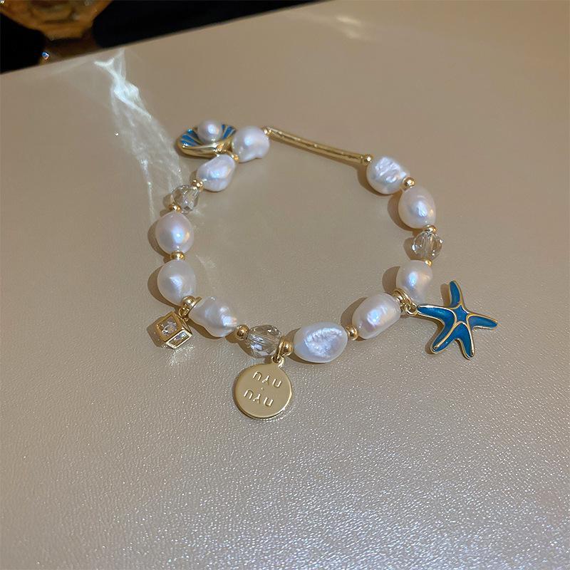 2024 Trendy Freshwater Pearl Bracelet: Simple, Elegant European & American Style Jewelry