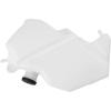 Mallofusa Motorcycle Radiator Water Coolant Reservoir Overflow Tank Replacement Compatible for Ninja ZX-6R 2009 2010 2011 2012 White
