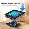 360 Degree Rotating Phone Stand Desktop All Metal Tablet Notebook Universal Support Stand Lazy Person Foldable Portable TV Stand