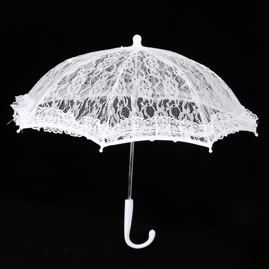 Lace Wedding Umbrella Embroidery Umbrella Bridal Party Decoration Photo Props Accessory