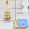 Decorative Logo Cello Model Kit - Handmade Wooden Cello DIY Display Item, No Electricity Required, No Moving Parts