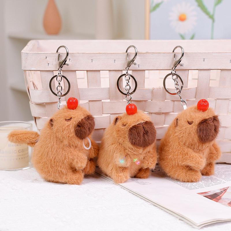 Plush Capybara Entertaining Toy With Ideal For Children Gift And Room Decoration