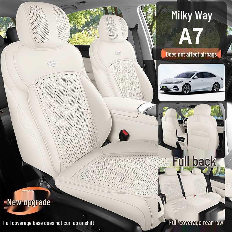 Galaxy A7 2526 Car Seat Cover: Full Coverage Suede, Breathable, High-End, All-Season Cushion.