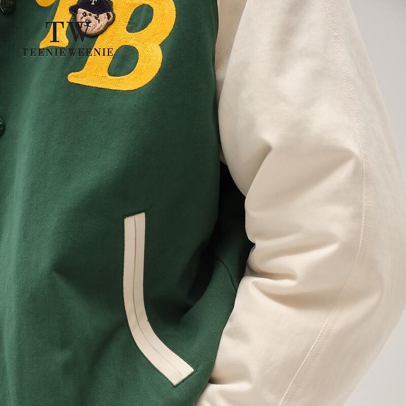 Teenie Weenie Men's Color-Block Padded Baseball Jacket