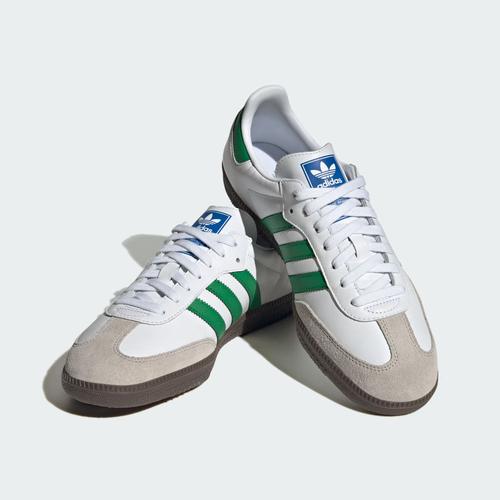 Adidas Originals SAMBA OG Weiß/Grün IG1024 Unisex-Größe