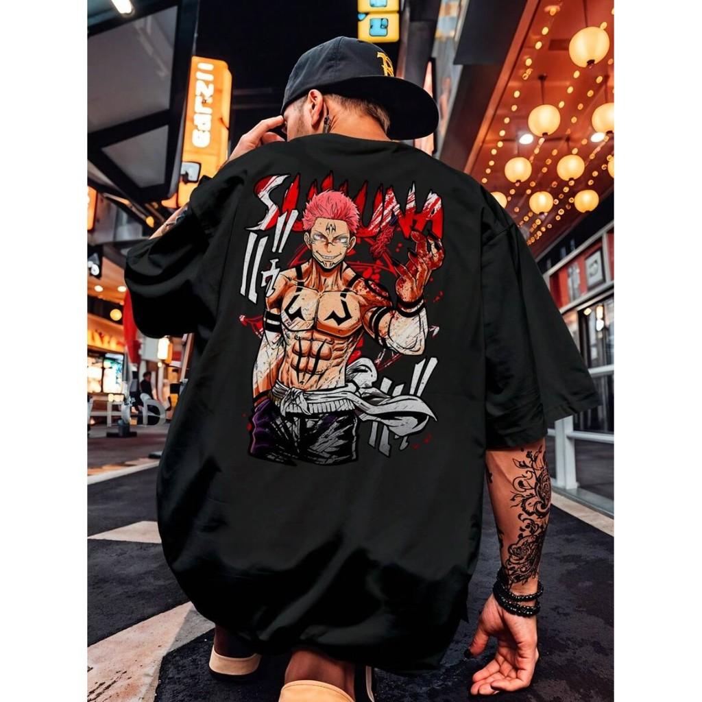 Anime Jujutsu Kaisen Itadori Yuji Men Women Summer T-shirt Oversized Harajuku Oversized Retro Short Sleeve Casual Comfort Y2k