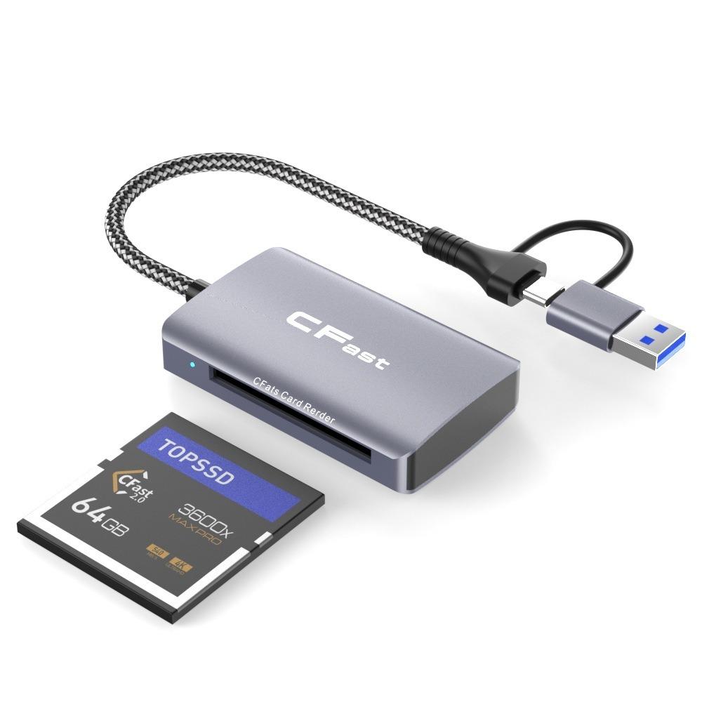 

Док-станция типа C с высокоскоростным CFast Reader USB3 0 Hub SD TF Card Reader, многофункциональный адаптер