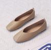 Genuine Leather Woman Casual Flats Female Retro Shoes Low Heeled Soft Soled Flat Shoes Casual Versatile Loafers Women