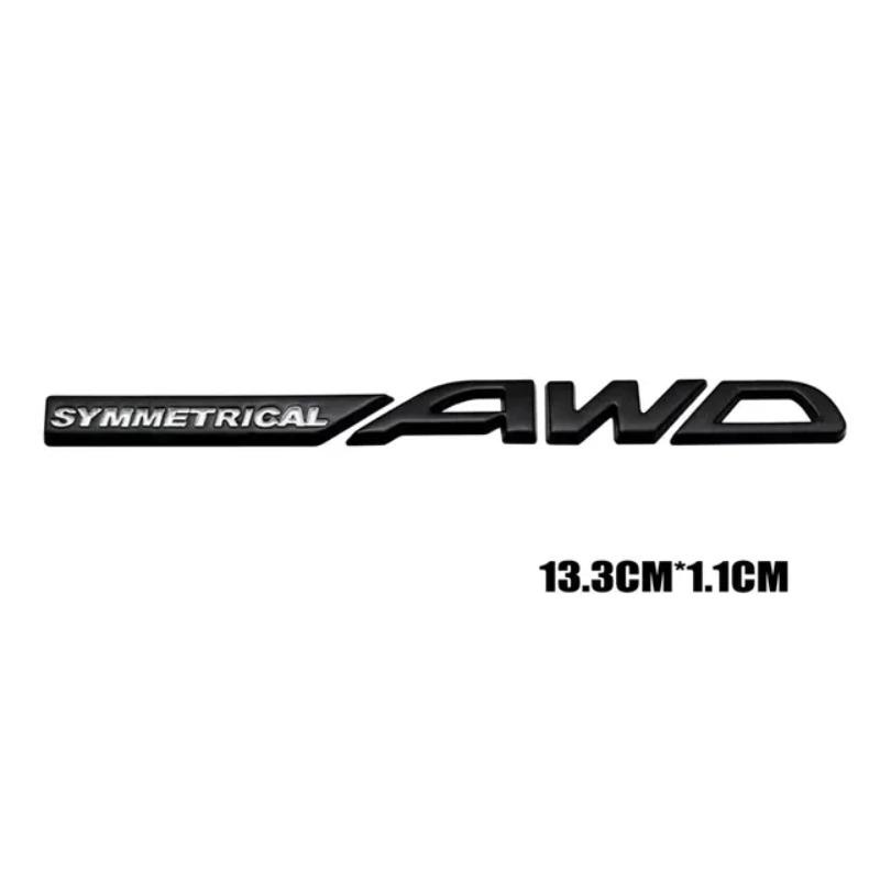 Car Body Sticker Auto Trunk Decorative Badge Decal for SYMMETRICAL AWD Emblem LEVORG STI TRIBECA WRC WRX XV ASCENT