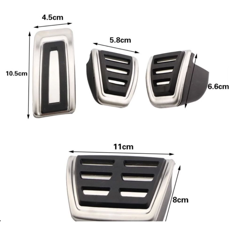 Auto Accessories Brake For Skoda Set Foot Pad Cover Brake Cover Car Pedals Pedal Cover