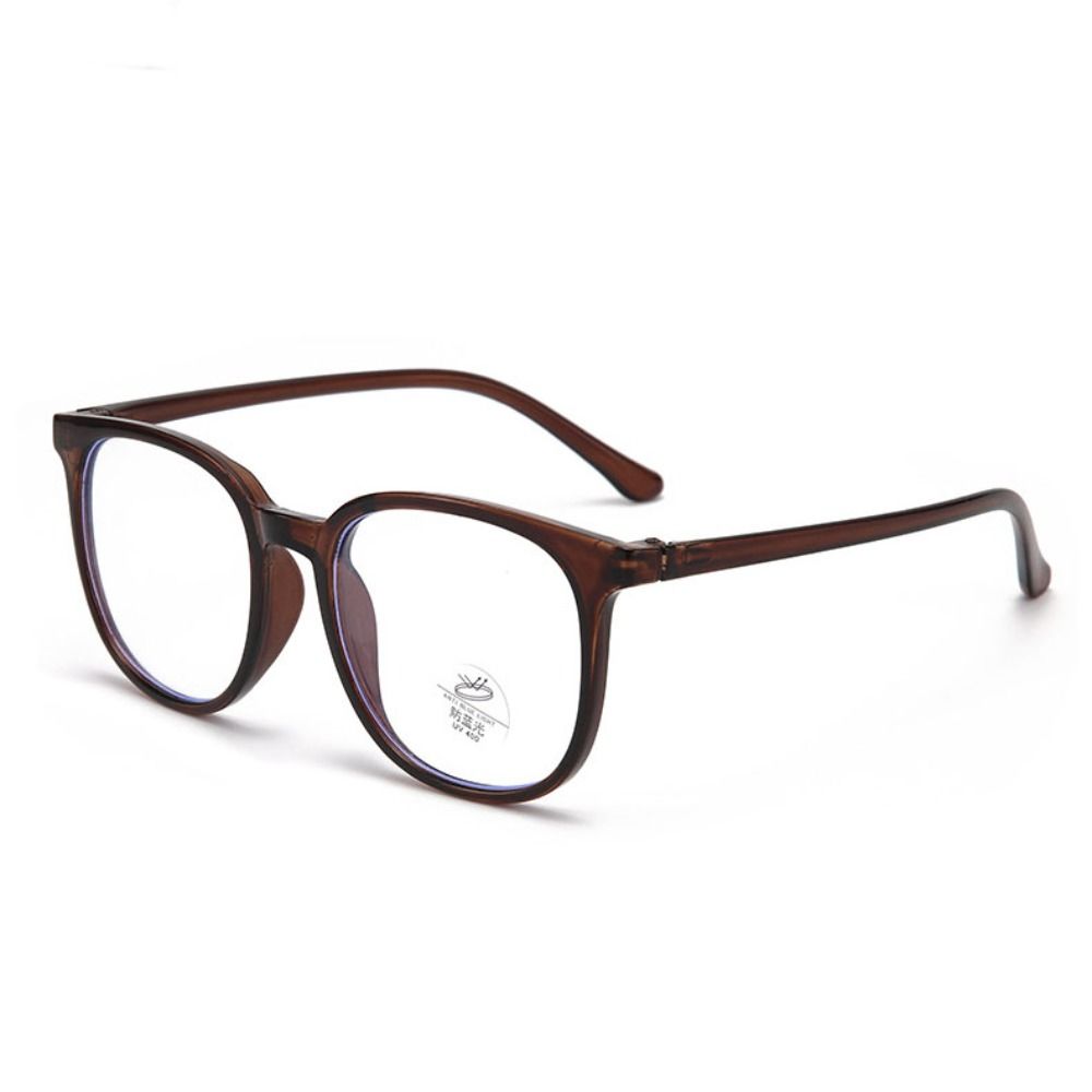 Retro Anti-blue Light Glasses Lightweight Large Frame Eyewear Square Frame Myopia Glasses  Student
