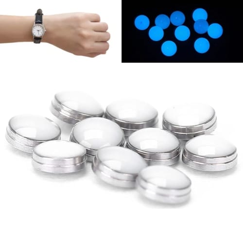 10PCS 2MM Alloy Watch Parts Luminous Bezel Dot Pip Watch Dial Night Luminous Dot Watch Decoration Accessories Repair Parts