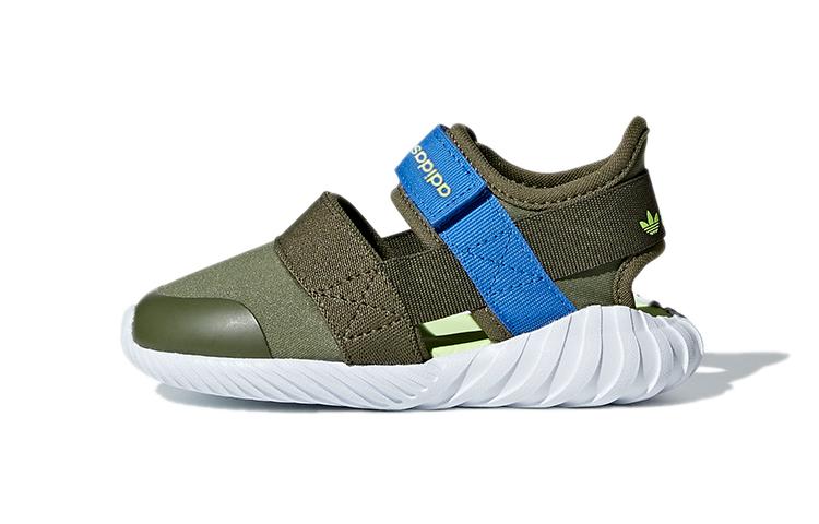 

Adidas Originals DOOM Удобные детские кроссовки Бежево-хаки для младенцев и малышей CG6601 20