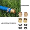 Garden Hose Connector 3/4in Double Male Female Thread Brass Water Pipe Adapter for Watering Equipment