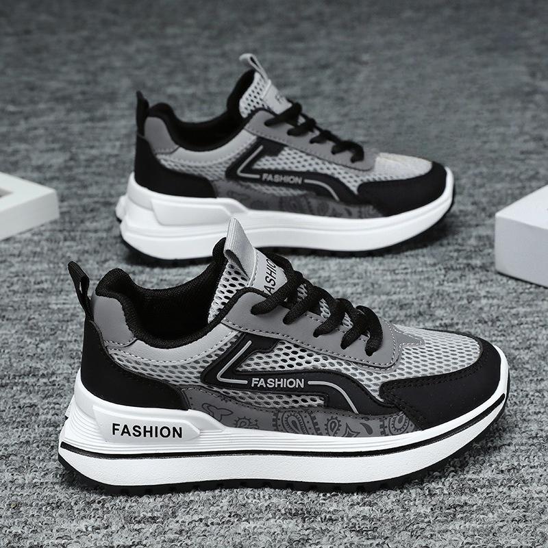 

Breathable Mesh Casual Sneakers Four Seasons Outdoor Couple Running Shoes Thick Bottom Non-slip Fashion Sports Shoe 2025 39 чёрный