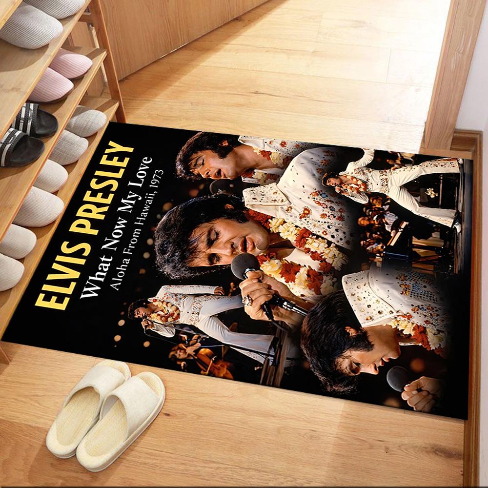 Elvis Area Rug Perfect For Playrooms Hallway Dining Room Foyer Antislip Rug Office Home Decor Spiritual Gift