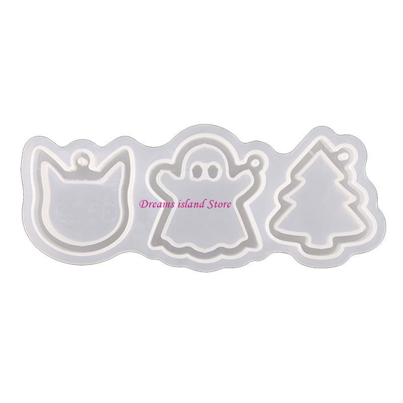 DIY Pendant Moulds Keychain Moulds Clay Mould Chocolate Molds Silicone Material HX6C