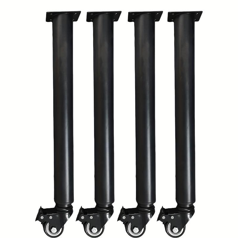 41-62cm 2pcs  Adjustable Table Legs with Locking Casters Suitable for Tables Sofas Dressing Tables and Adjustable Height