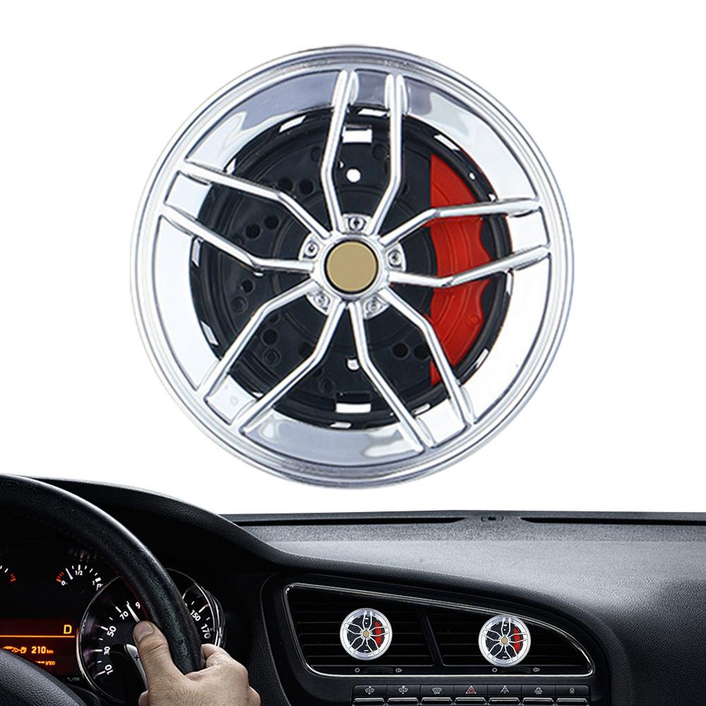 Car Diffuser Vent Clip Car Fragrance Diffuser Vent Clip Wheel Design Car Outlet Aromatherapy Stylish Car Accessories Interior