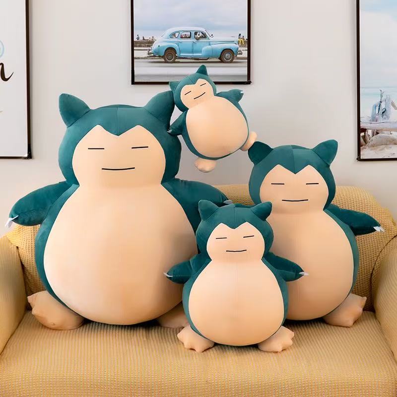 30/50cm Snorlax Plush Toys Cartoon Japan Anime Monster Elf Plush Doll Soft Stuffed Animal Doll Birthday Gift For Girls