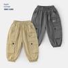 Boys' Outdoor Quick-Drying Long Pants, 2025 Spring New Style, Outdoor Children's Clothing, Baby Thin Long Pants, Spring Trendy Style