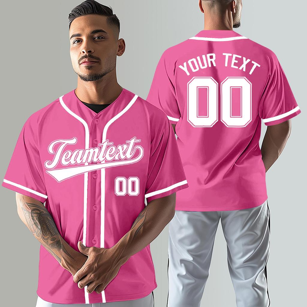 Custom Baseball Jerseys Personalized Printed Team Name & Number Sports Uniform For Men Women Youth