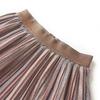 Pleated Skirt with Sequins for Children Brown and Pink 92/104/116/128/140