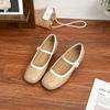 Grape mother spring new Mary Jane shoes women's thick heels are not tired of high heels women's fashion small fragrant light mouth single shoes