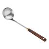 Stainless Steel Soup Spoon Extended Thick Wooden Handle Large Deep Hot Pot Spoon Home Kitchen Cooking Utensils4