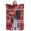 Custom Malachi Barton Plush Blanket Kids Adult Flannel Blanket For Couch Bed Super Warm  Quality Bedspread Birthday P