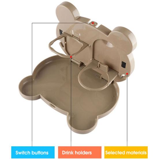 Exquisite Back Seat Table Easy To Install Sturdy Multifunctional