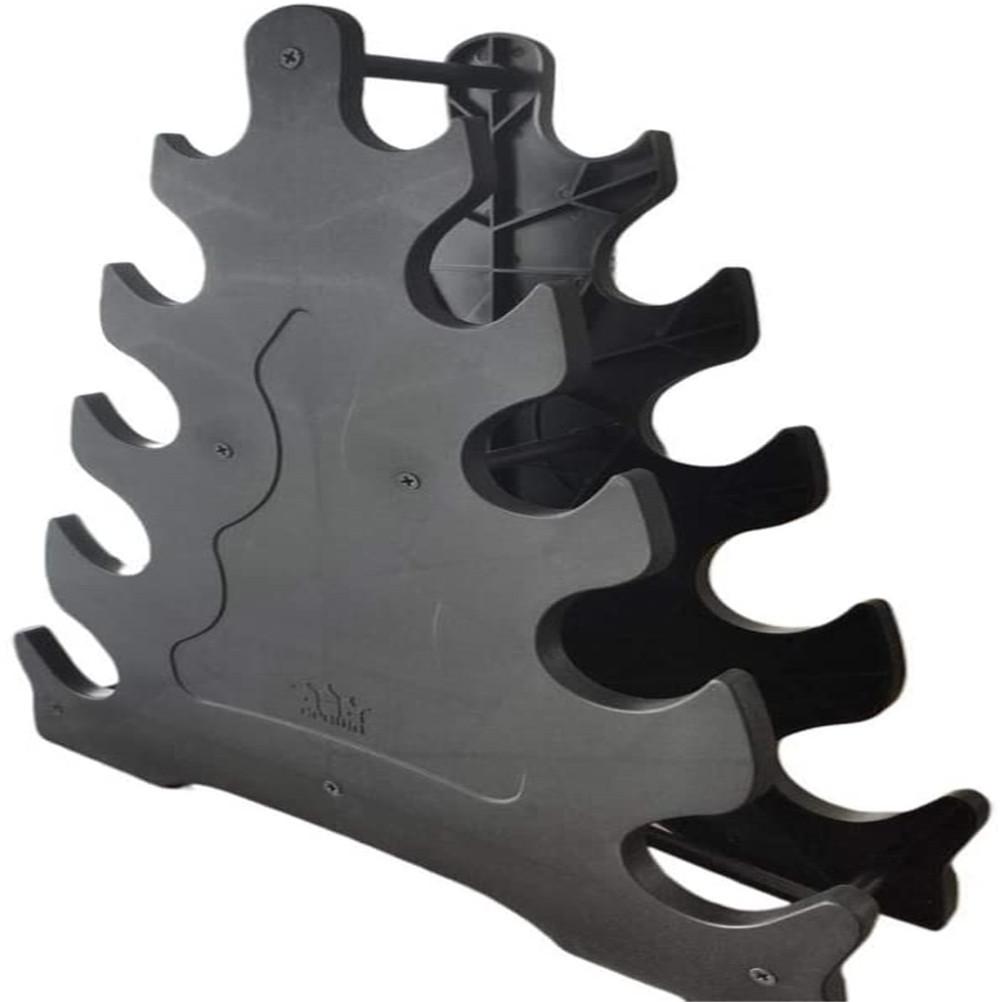 

Стойка для гантелей 5 ярусов, простая сборка, полипропилен, небольшой держатель для гантелей, аксессуары для фитнес-оборудования