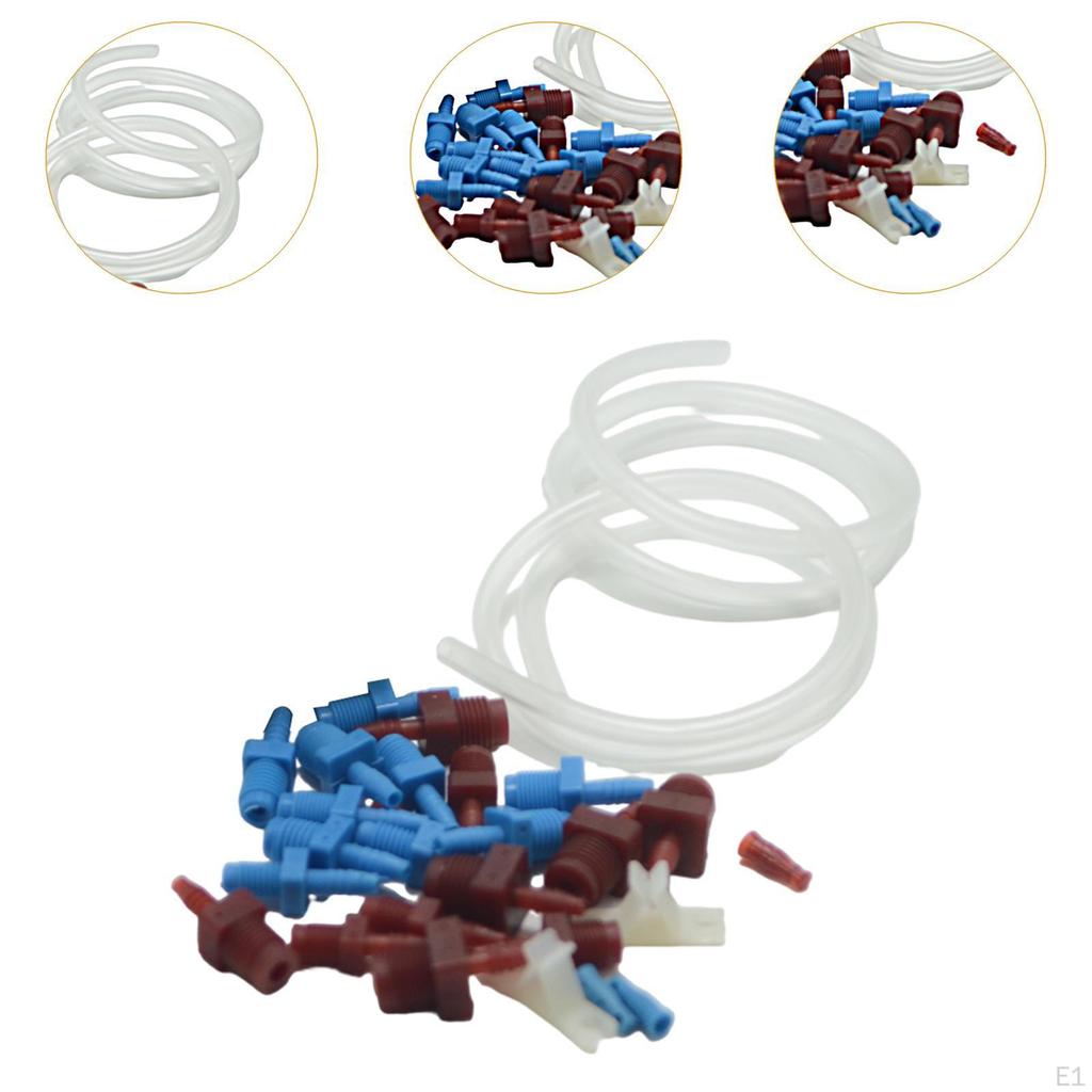Master Cylinder Bleeder Kit SAE and Metric Connection Fittings Replaces Component Hoses Clips 14151
