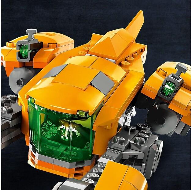 Конструктор LEGO Marvel 76254 Космический корабль маленького Ракеты