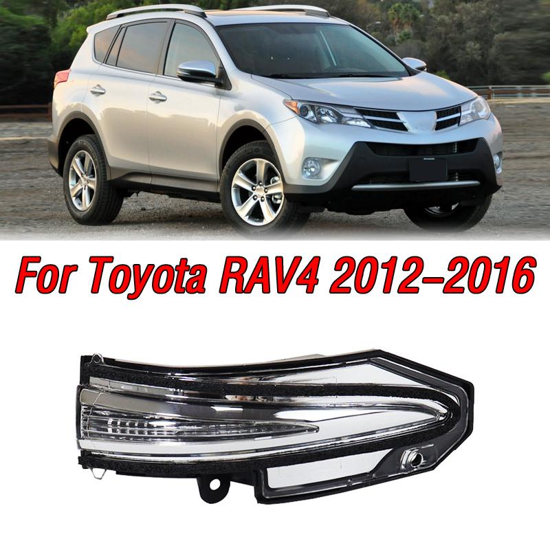 Car Rearview Side Mirror LED Turn Signal Light Side Wing Reversing Indicator Lamp For Toyota RAV4 2012 2013 2014 2015 2016