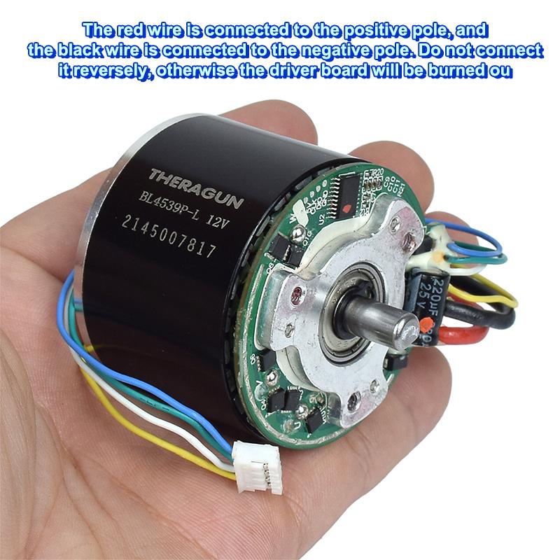 Bl4539P L Brushless Motor With 2440Rpm Cw Rotation Perfect For Fascia Gun Repair Replacement Fits 9V To 12V Dc
