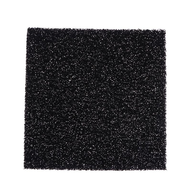 5 Stuks 13*13*1Cm Universeel Zwart Actieve Kool Schuim Spons Luchtfilter Geïmpregneerd Vel Mat Filter Spons Pads