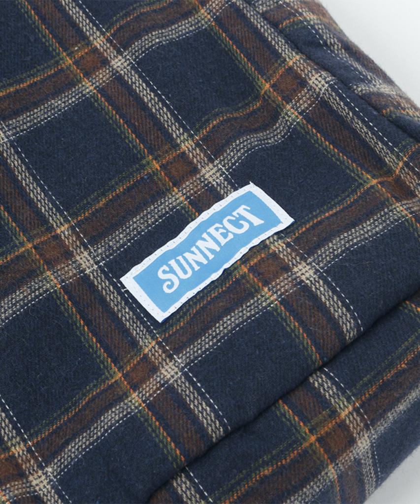 Sunnect Plaid Crossbody - Navy