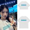 ILLIT T-Shirt Kpop Mode MOKA MINJU WONHEE Gleicher Aufdruck T-Shirt Damen Unisex Baumwolle Kurzarm T-Shirts Konzert Fans Kleidung
