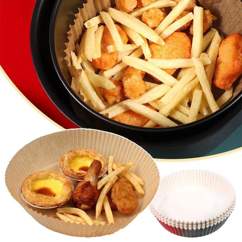 Oil-proof And Waterproof Air Fryer Paper Liner 30/50 Pcs