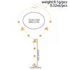 IngeSight.Z Exquisite OilDrip Flower Y-Pendant Necklace Women Elegant Long Tassel Necklace Wedding Beach Party Vacation Jewelry