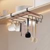 Black Carbon Steel  Hanging Chopping Board Rack, Kitchen Organizer Rack for Cutting Board Chopping Board Shelf Holder, Floating Shelves