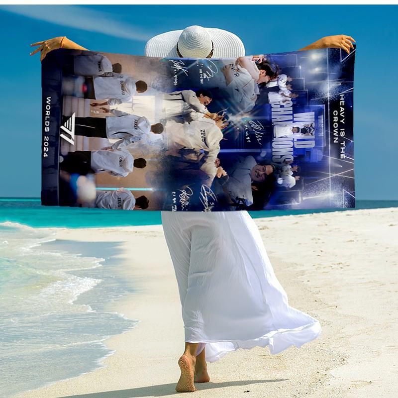 T1 Fashion Beach Towel: Ideal for Summer Adventures Soft, absorbent and quick drying suitable for swimming and bathing