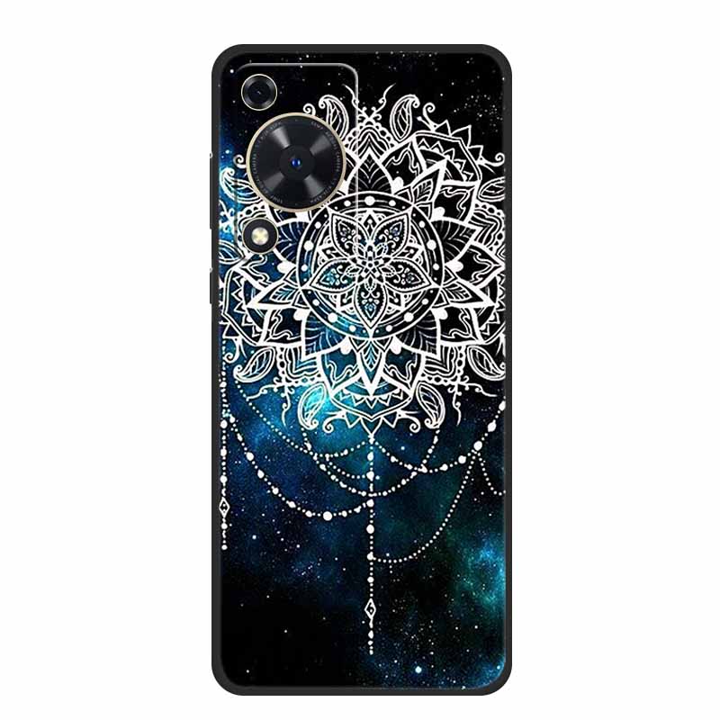 Coque For Huawei Nova Y72 Case Fashion Marble Black Silicone Soft Phone Cover Case For Huawei Nova Y72 Back Cover Case Y 72 Capa