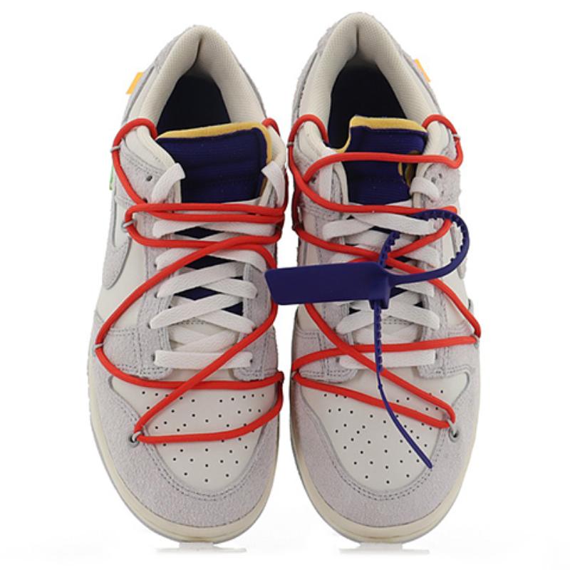 Nike Dunk Low Off White Lot 13 Skate Shoes Sneakers DJ0950-110
