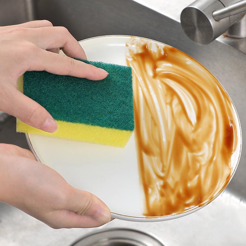 Multi-functional Non-stick Dishwashing Sponge and Scrubber for Stain Removal