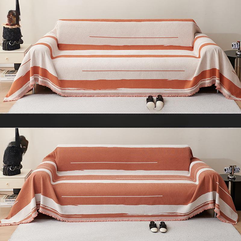 Sofa Cover Cloth Modern Simple Sofa Cover Four Seasons Universal Sofa Cushion Non-Slip Stain Resistant Sofa Towel Anti-Scratching