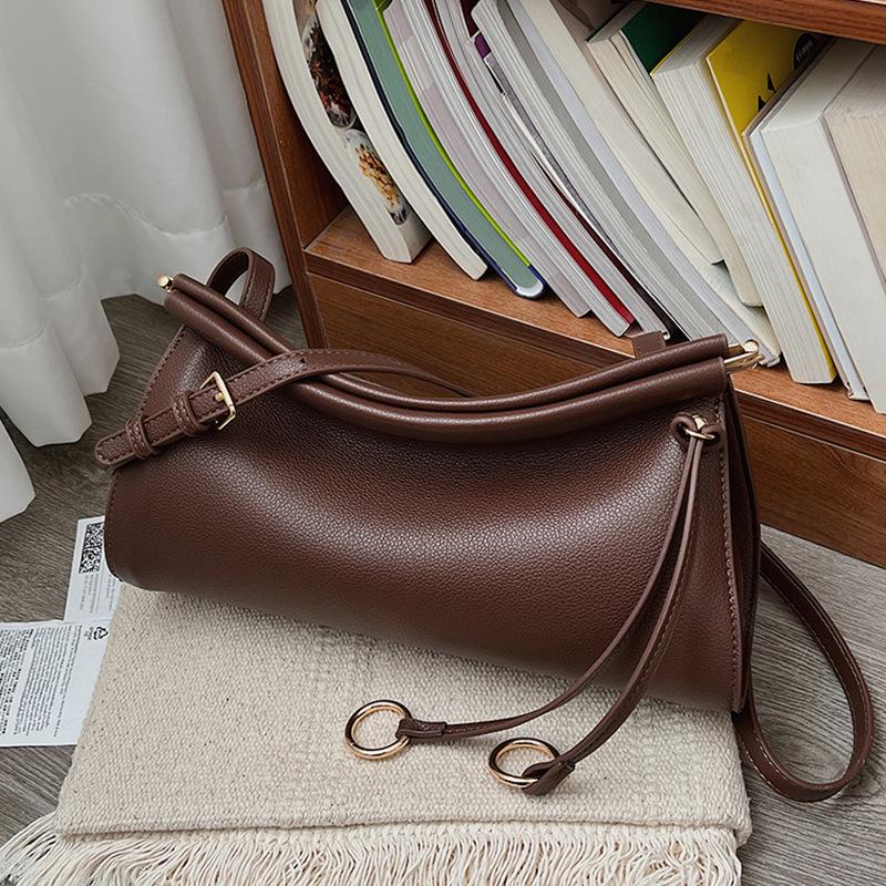 Lehká a jednoduchá malá taška na dojíždění, Dámská crossbody taška, Retro taška přes rameno pod paži