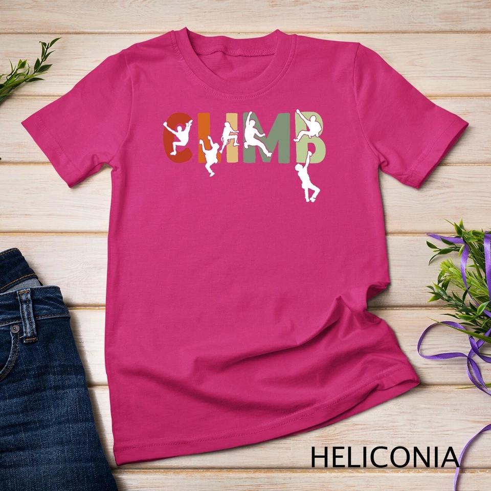 Vintage Climbing Bouldering Rock Climber Climbing T-Shirt Unisex T-shirt 5 S