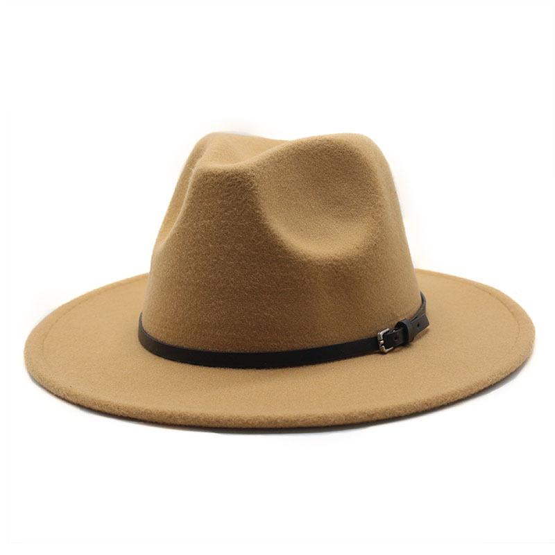 Hat Ladies Jazz Hat Seasonal British Retro Top Hat Ladies Trendy Ladies Woolen Gentleman Hat